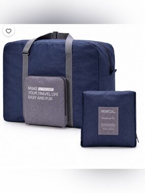 Travel duffel bag, folds into small pack